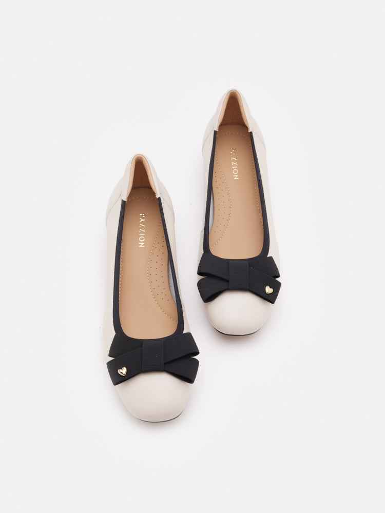 PAZZION, 3029-1 LOW HEELS, Beige