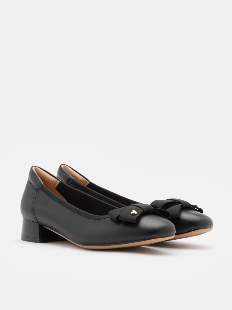 PAZZION, 3029-1 LOW HEELS, Black