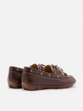 PAZZION, 608-1B LOAFERS FLAT, Brown