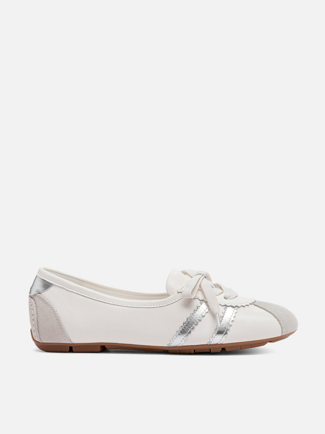 PAZZION, Alice Ballerina Sneakers, Beige