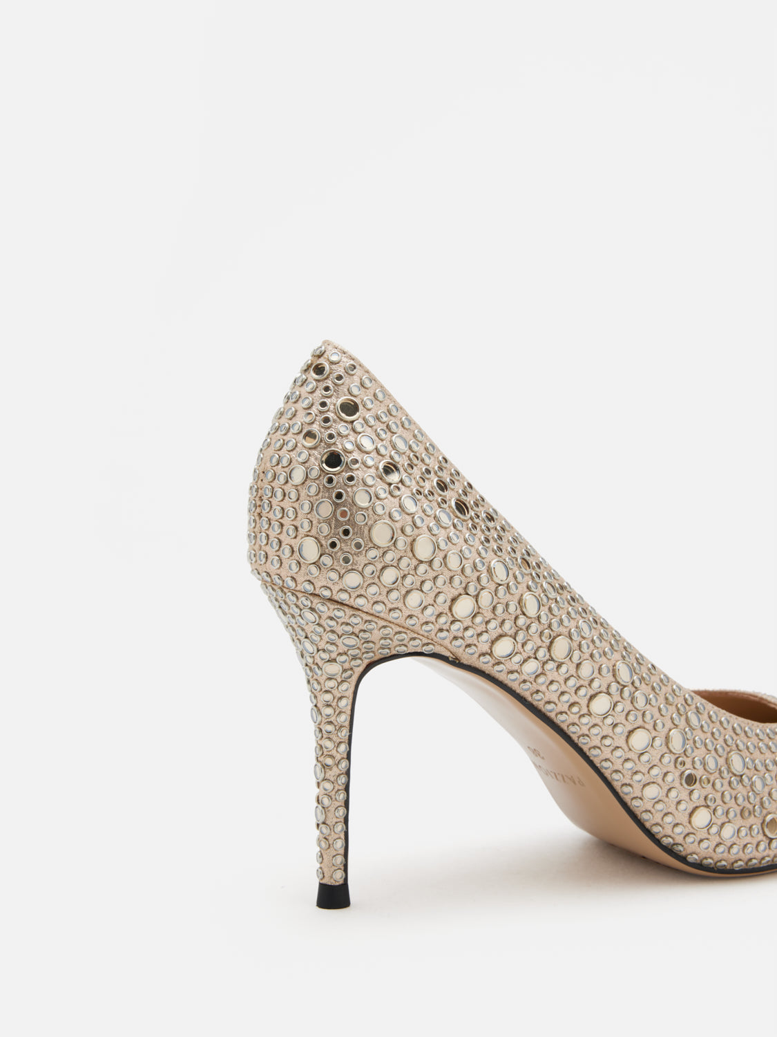 PAZZION, Amalisse Crystal Embellished Heels, Almond