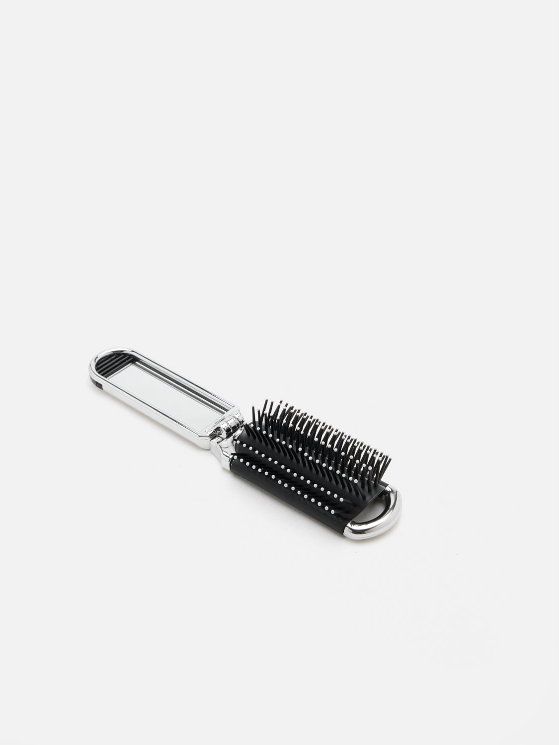 PAZZION, Aurora.S Foldable Comb with Mirror, Silver