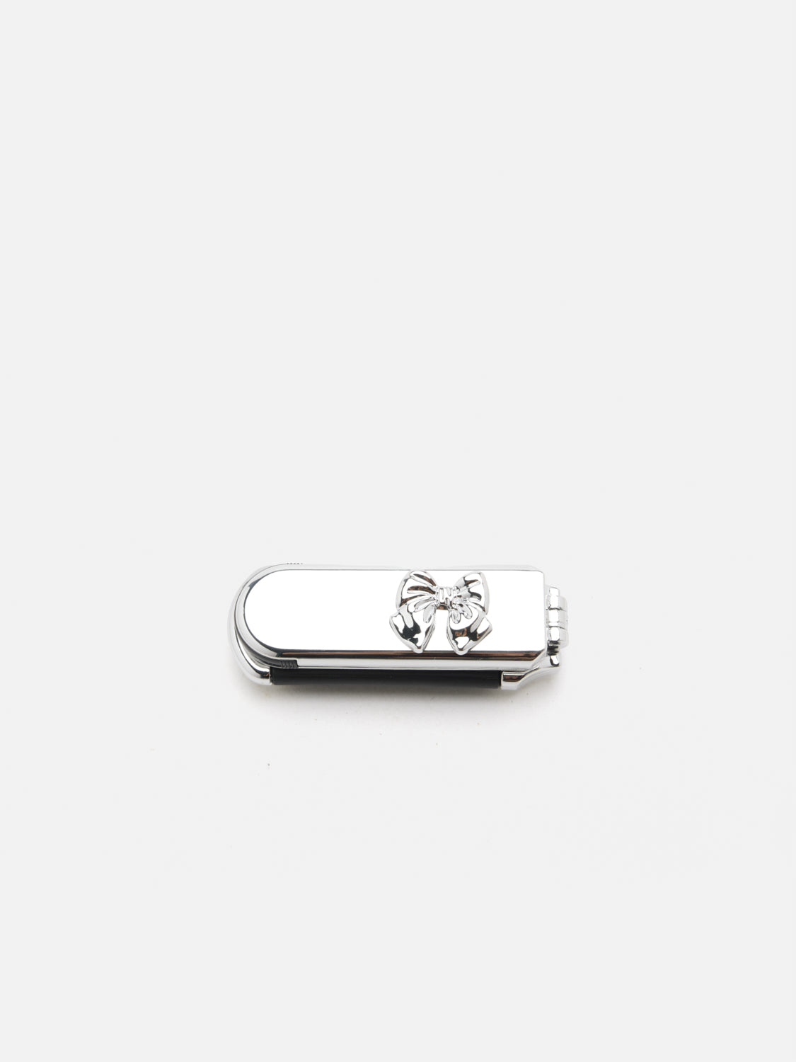 PAZZION, Aurora.S Foldable Comb with Mirror, Silver