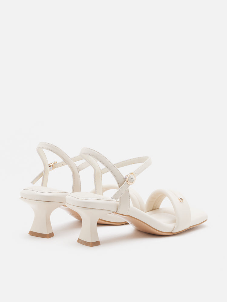 PAZZION, Bella Strappy Heels, Beige