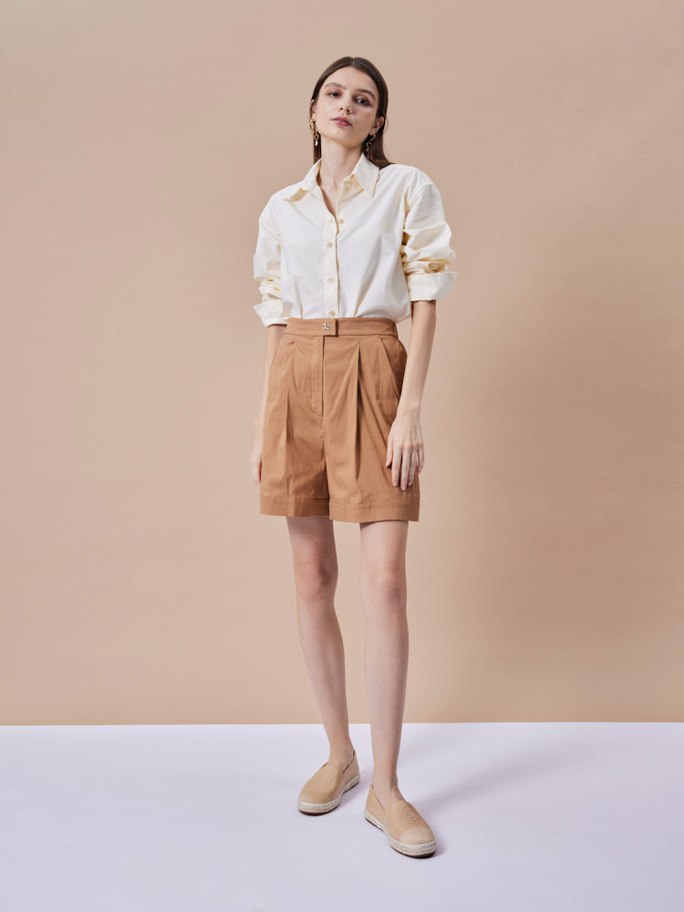 PAZZION, Brea.O Embossed Espadrille Flats, Almond