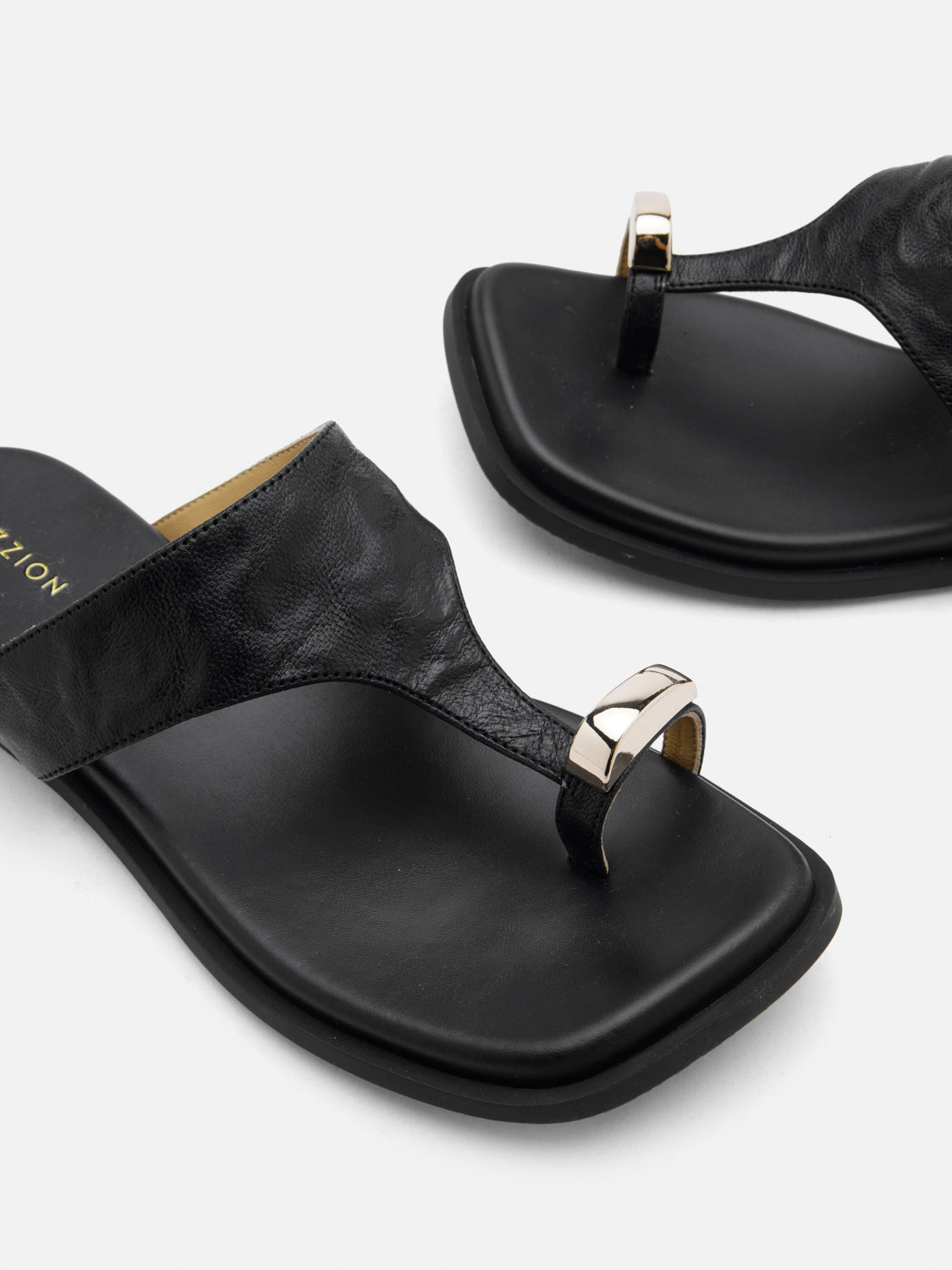 PAZZION, Delilah Slides, Black