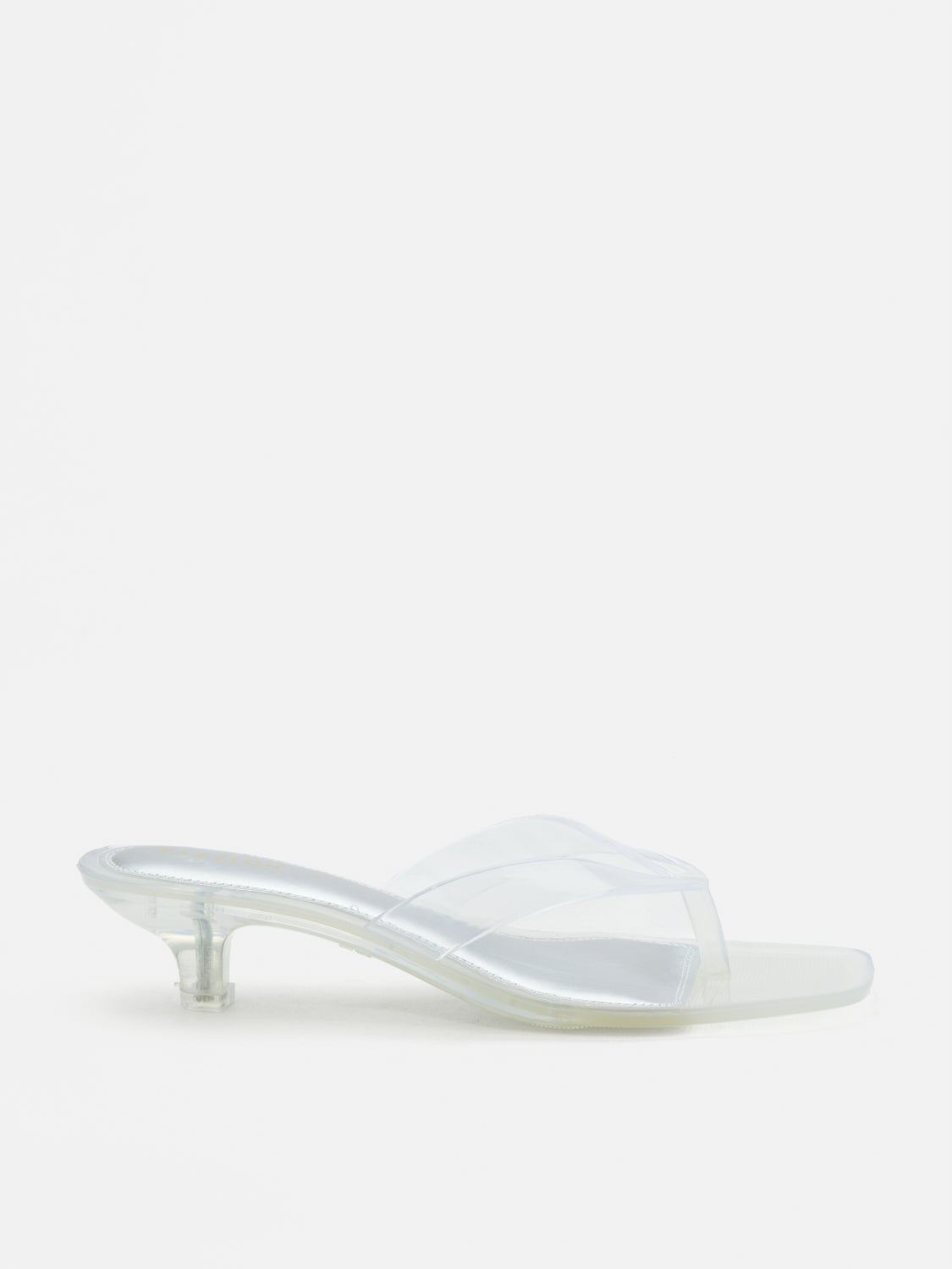 PAZZION, Doris Sandal Heels, Silver