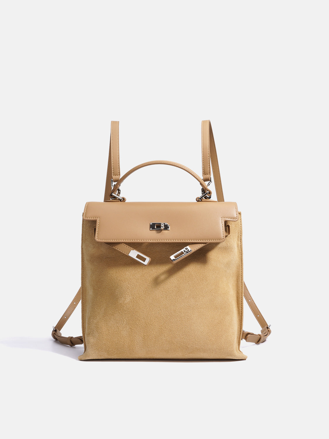 Elisa Twist Lock Three-Way Backpack