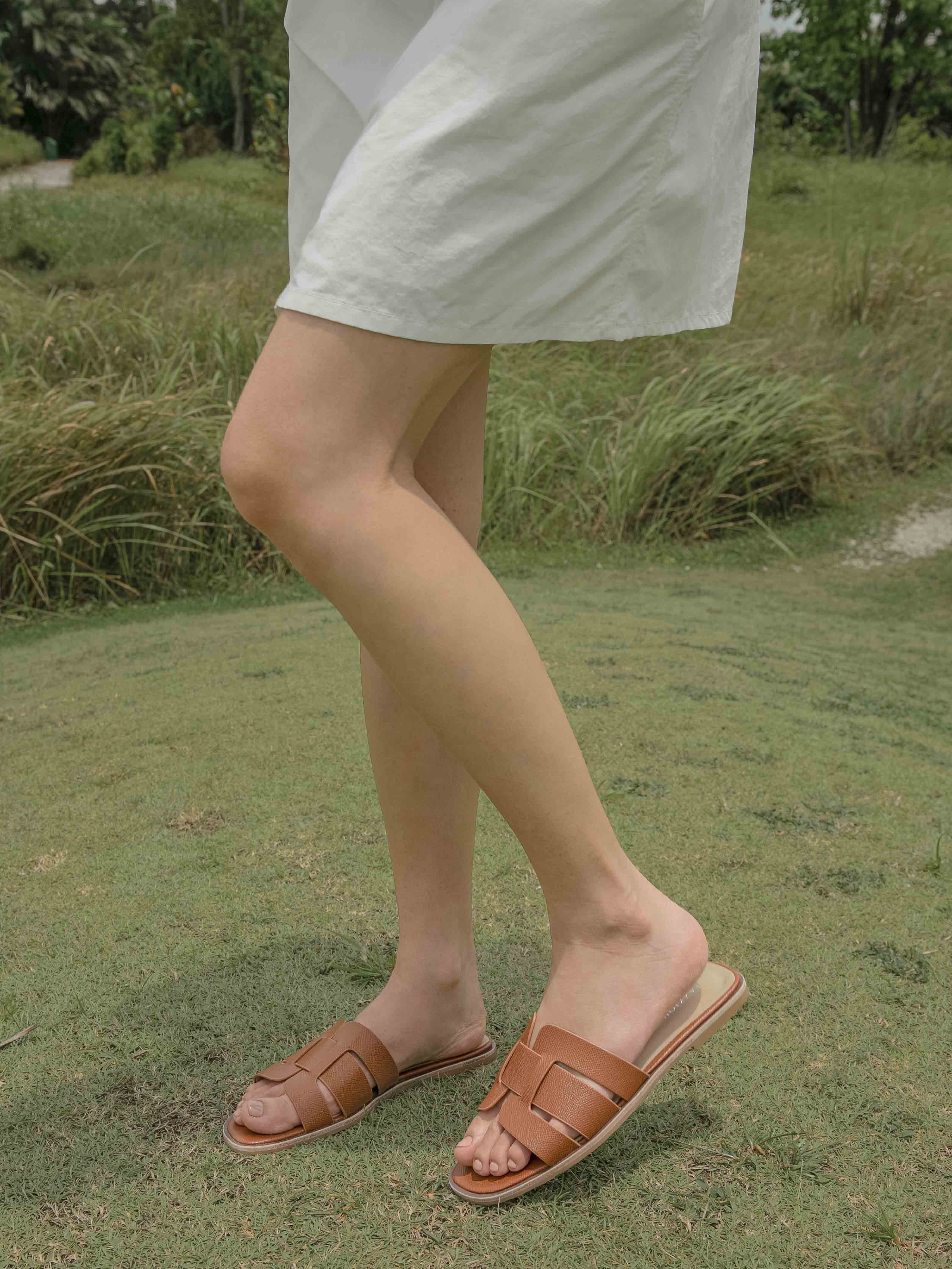 PAZZION, Elmira M.Ori Cage Slides, Brown