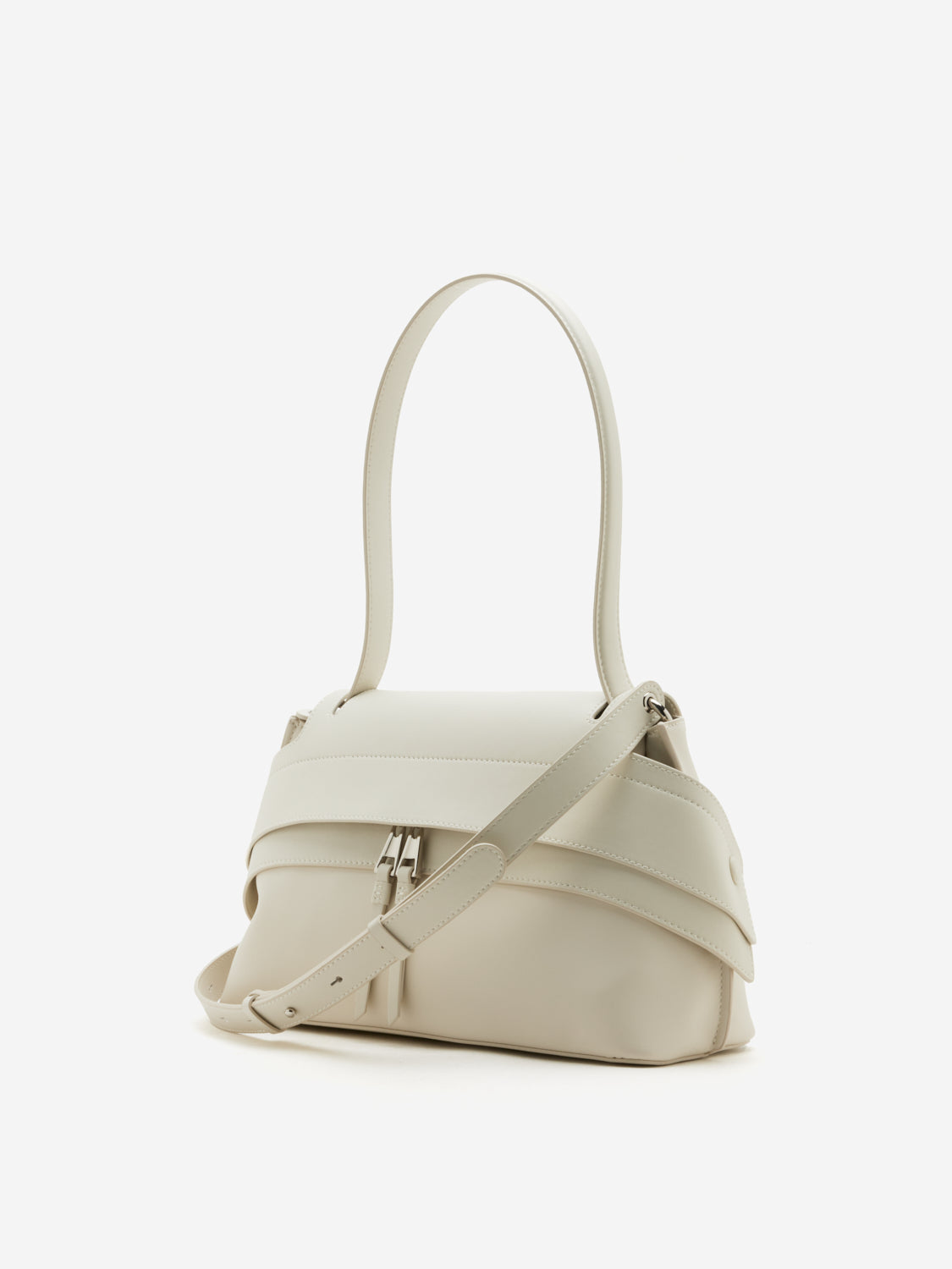 PAZZION, Eralisse Leather Bag, Beige