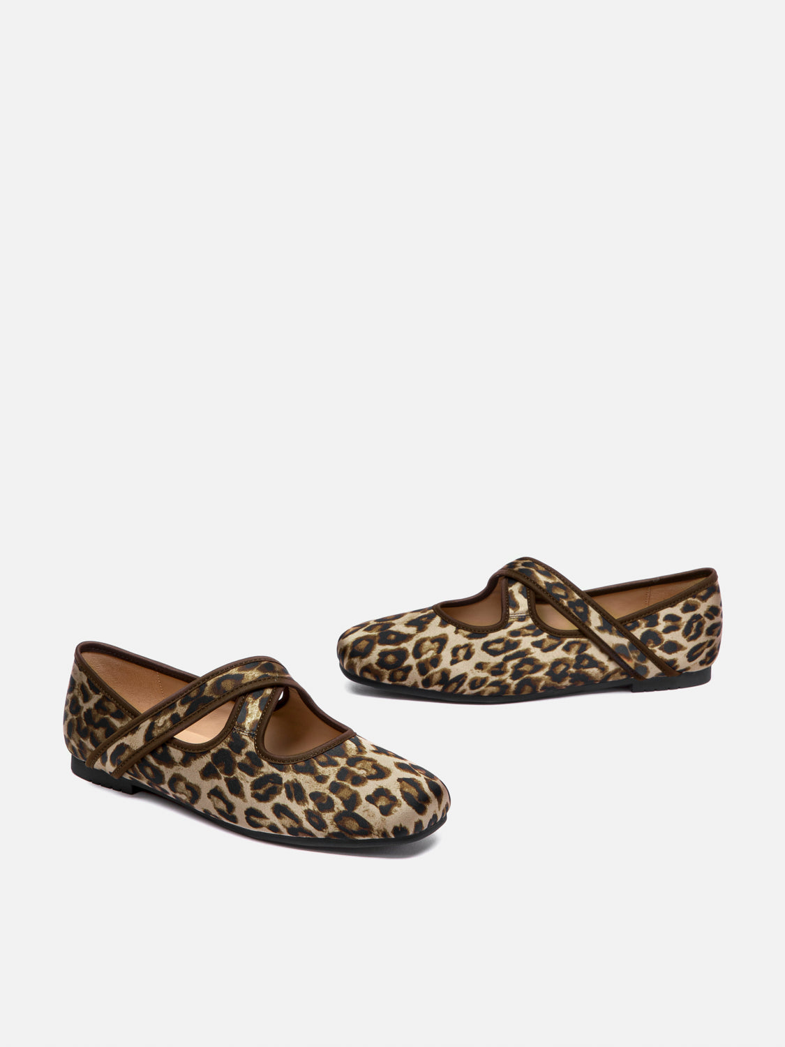 PAZZION, Gloria Criss Cross Flats, Brown