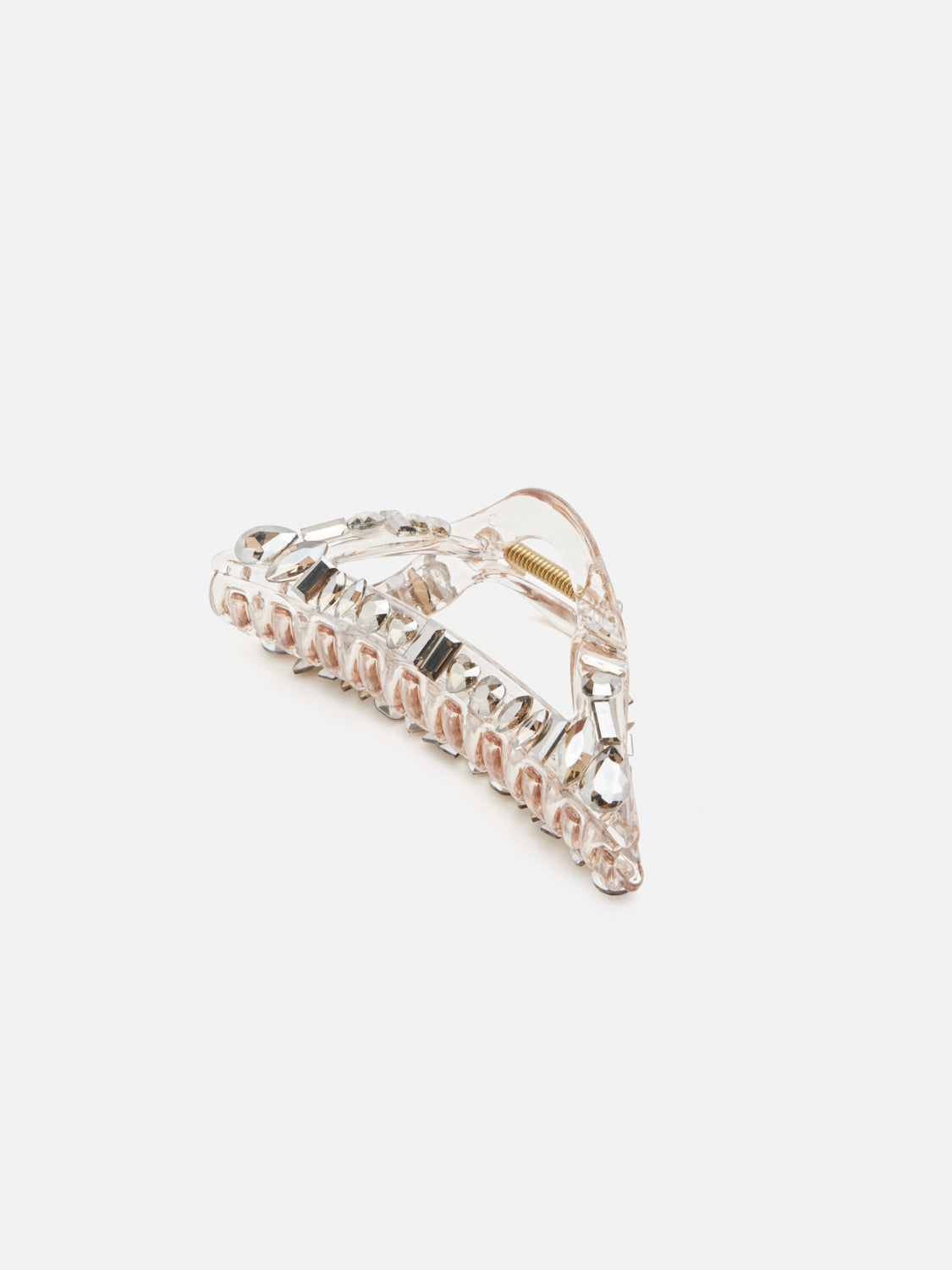PAZZION, Gloria Diamante Claw Clip, Pewter