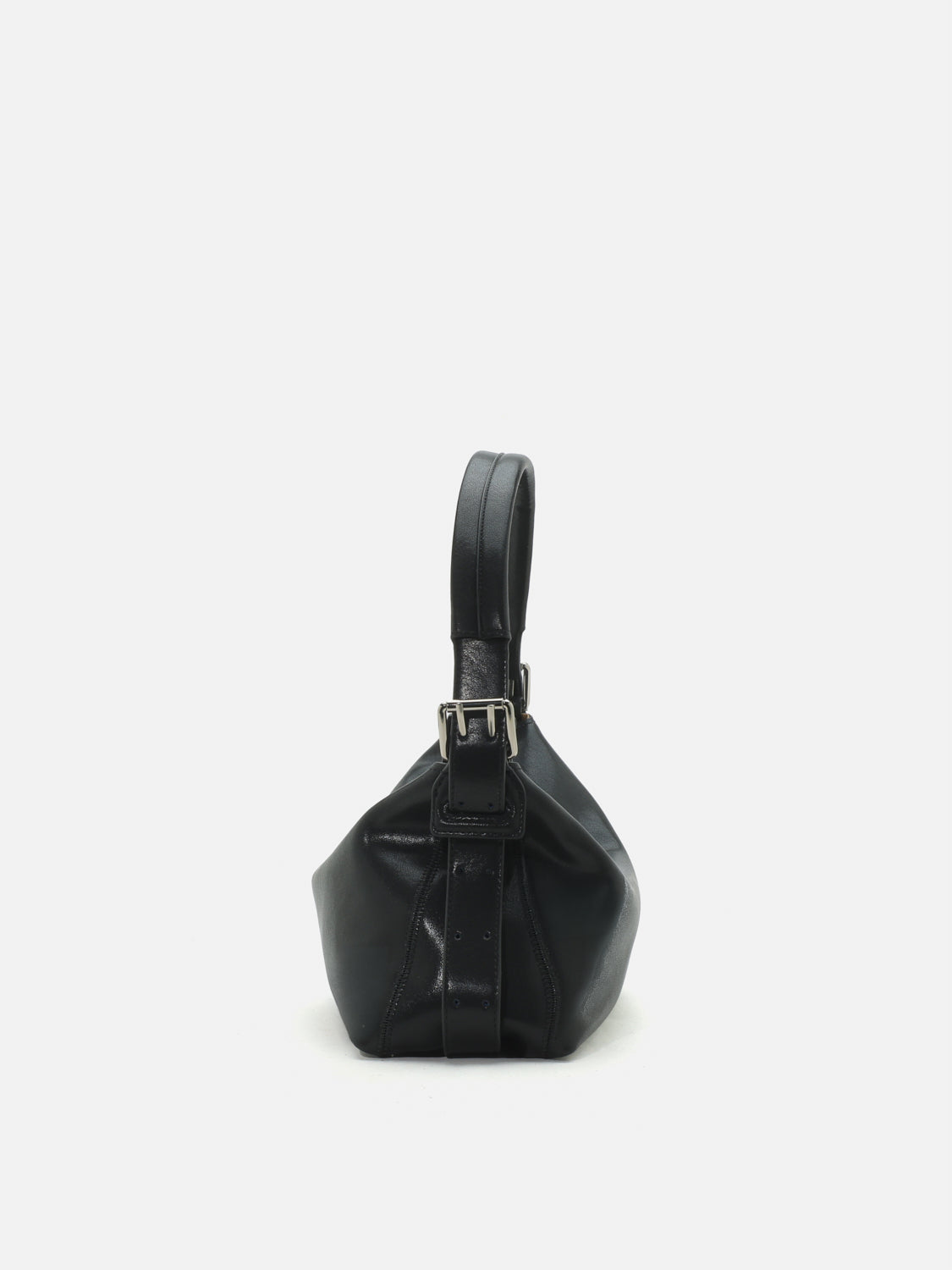 PAZZION, Greyson Leather Bag - Black, Black