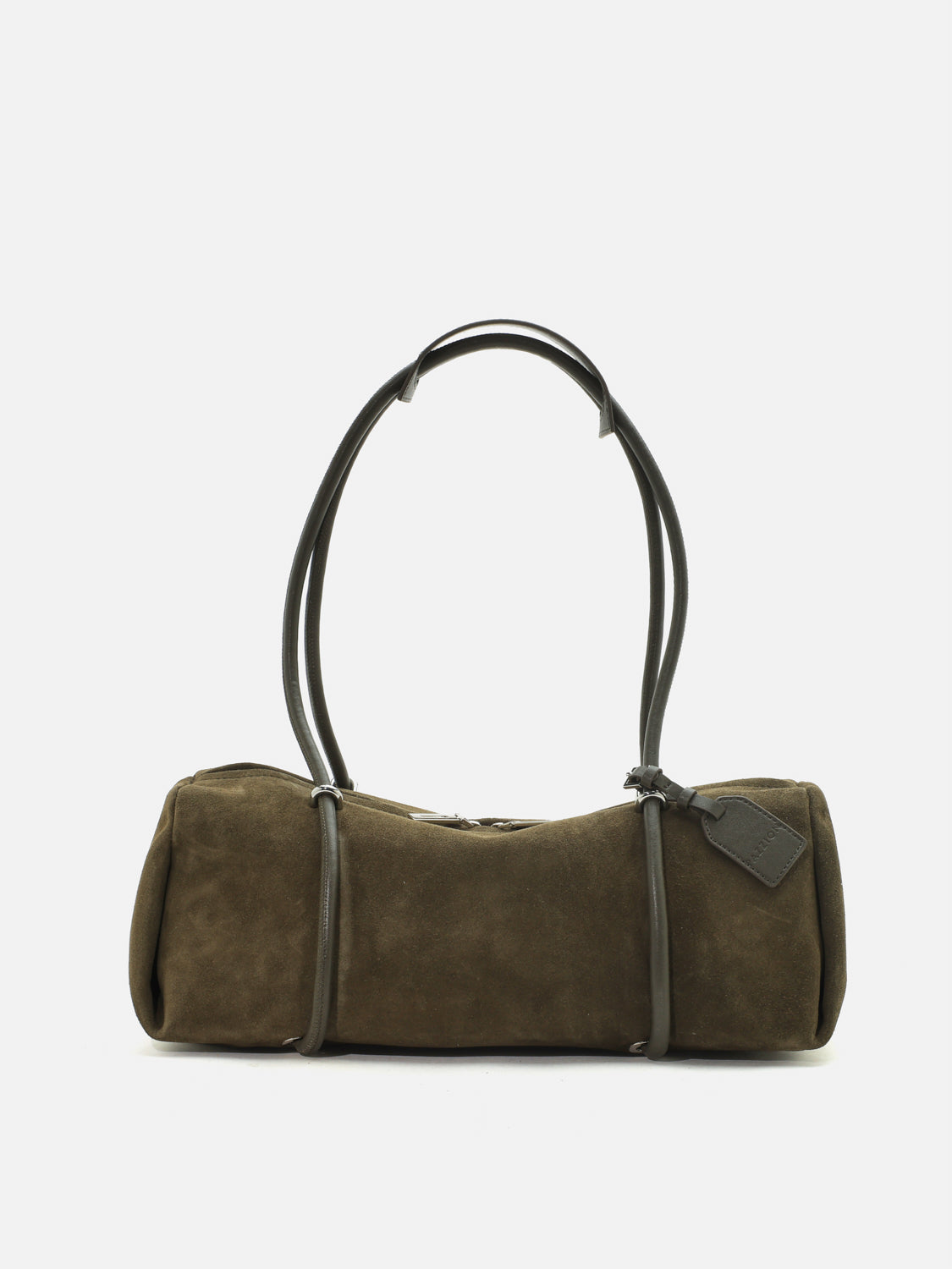 PAZZION, Henrietta Horizontal Leather Shoulder Bag - Dark Green, Green