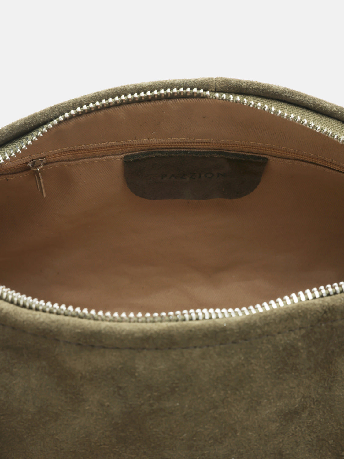 PAZZION, Henrietta Horizontal Leather Shoulder Bag - Dark Green, Green