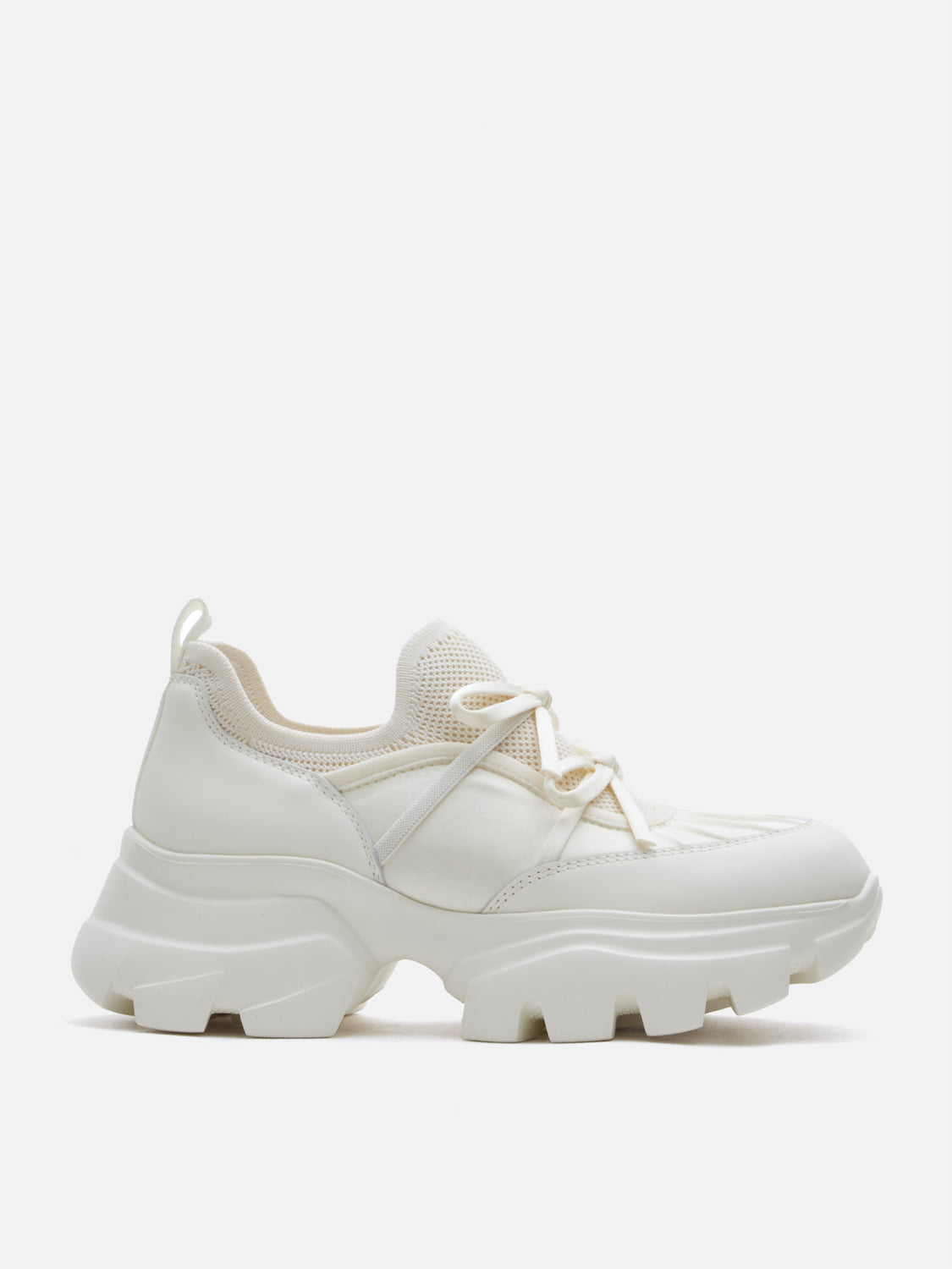 PAZZION, Imogen Bow Sneakers, Beige