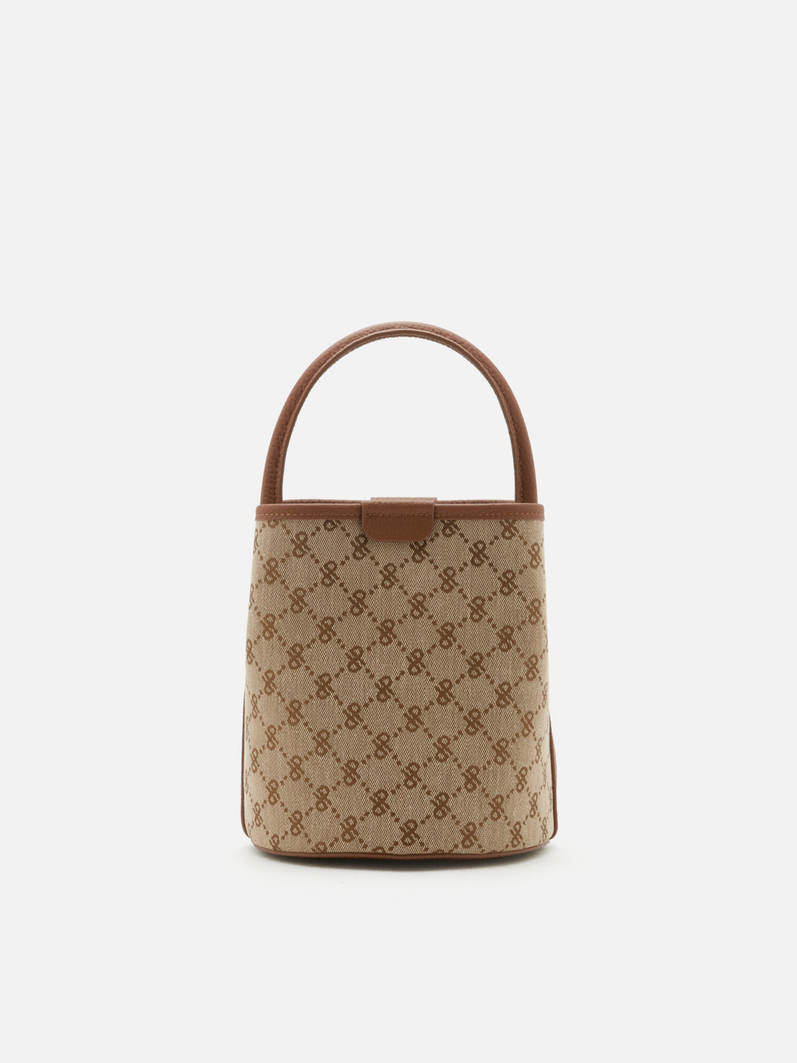 PAZZION, Ines Monogram Three-Way Bag, Brown