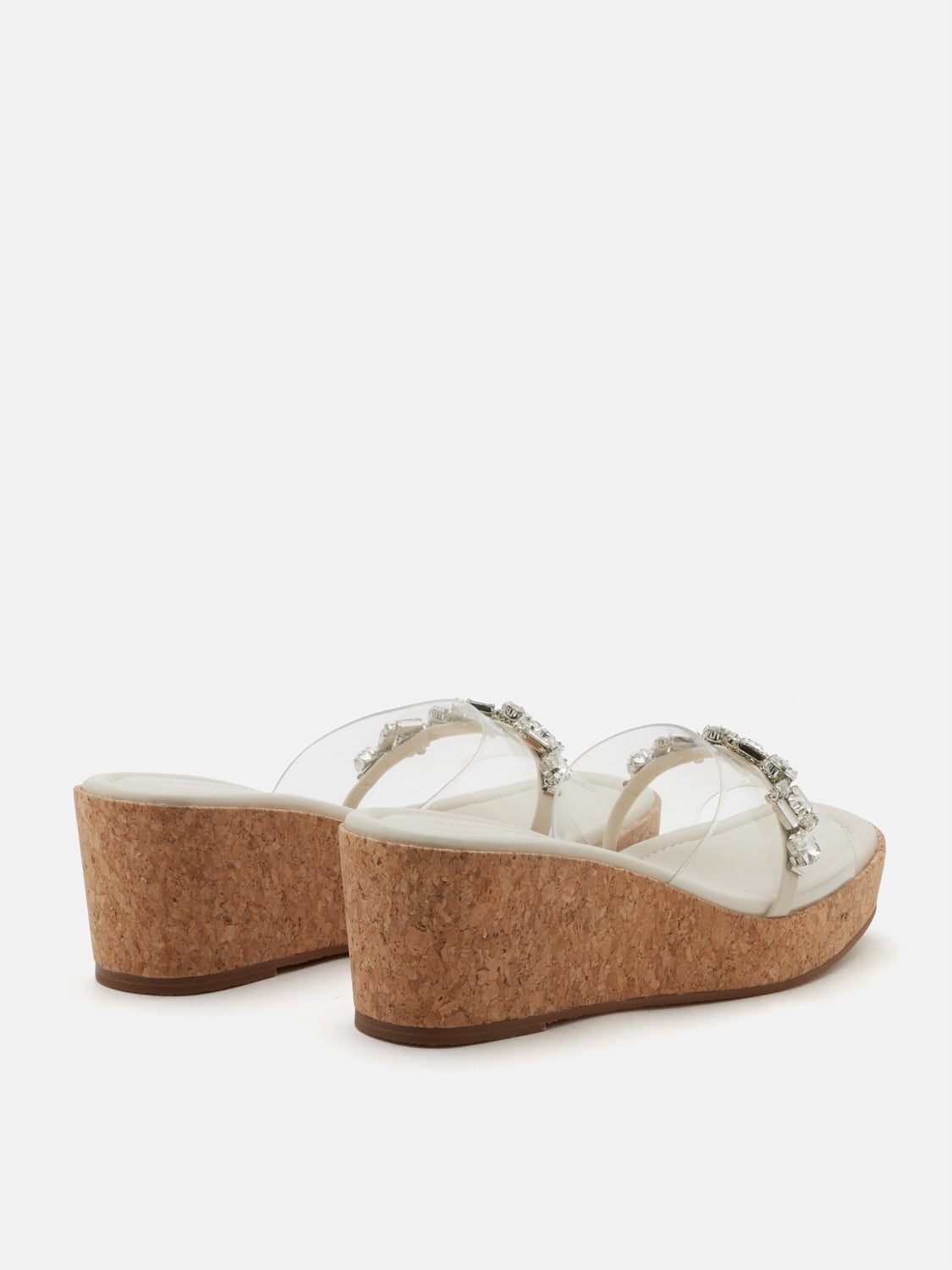 PAZZION, Jaida Diamante Wedges, Beige