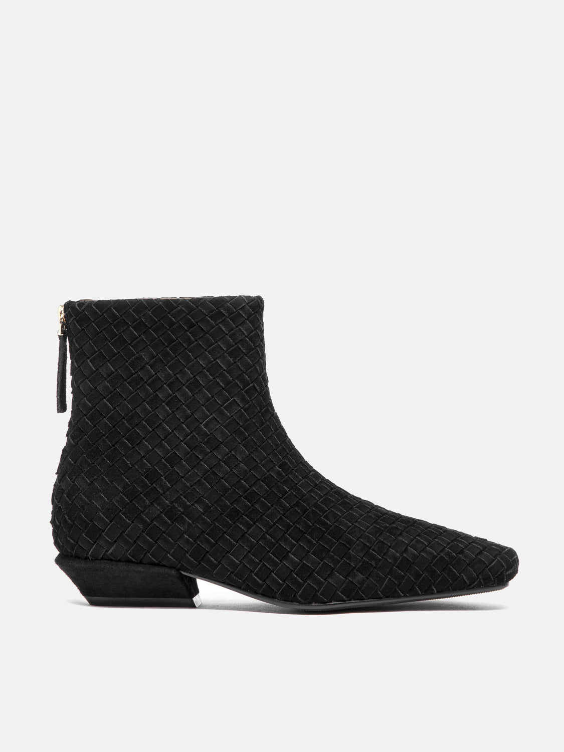 PAZZION, Jeanette Suede Ankle Boots, Black