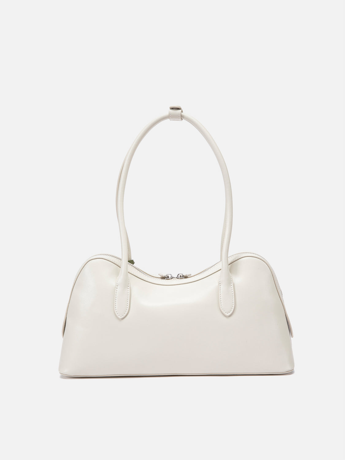PAZZION, Lycorisse Orchid Leather Shoulder Bag, Beige