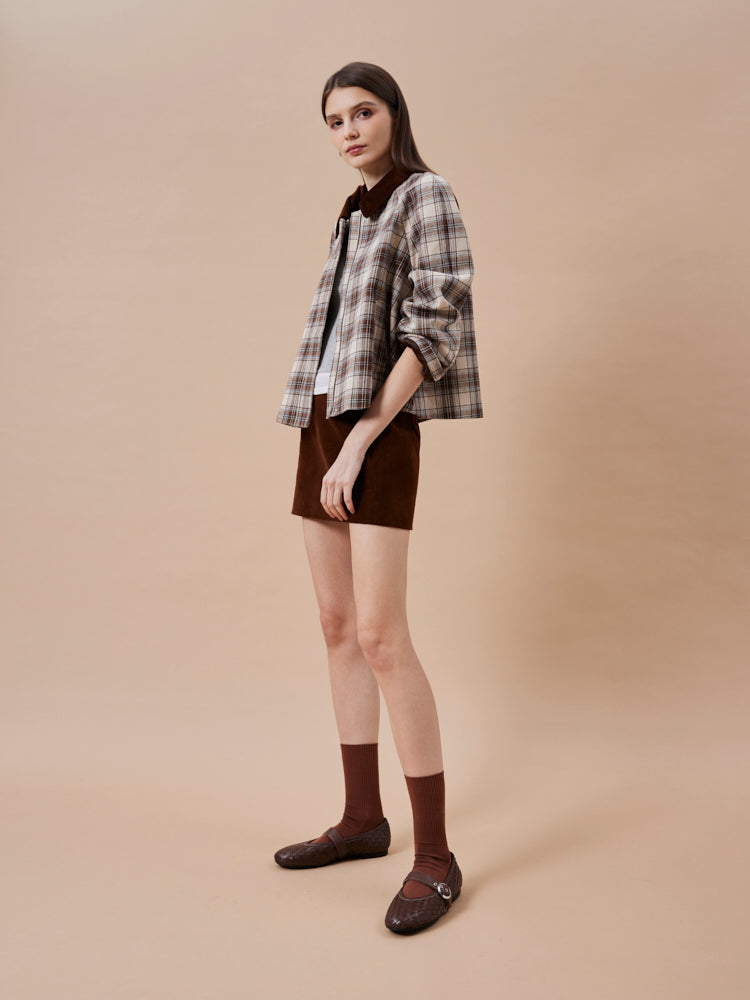 PAZZION, Marin Woven Mary Jane Flats, Brown