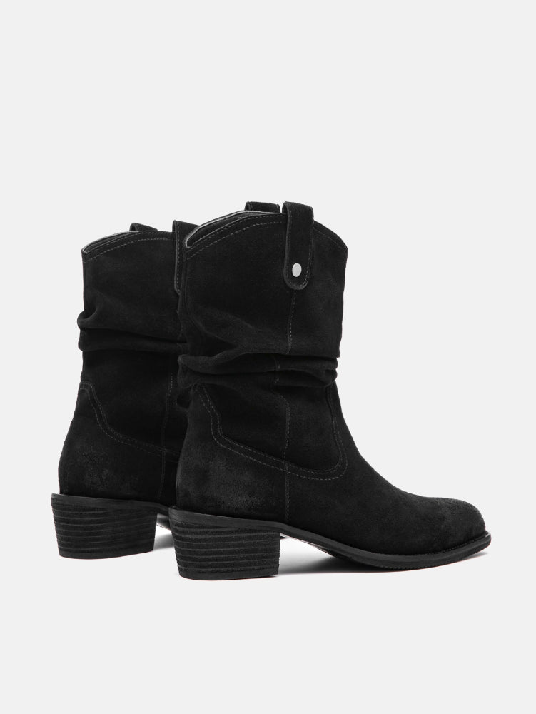 PAZZION, Marlowe Denim Boots, Black