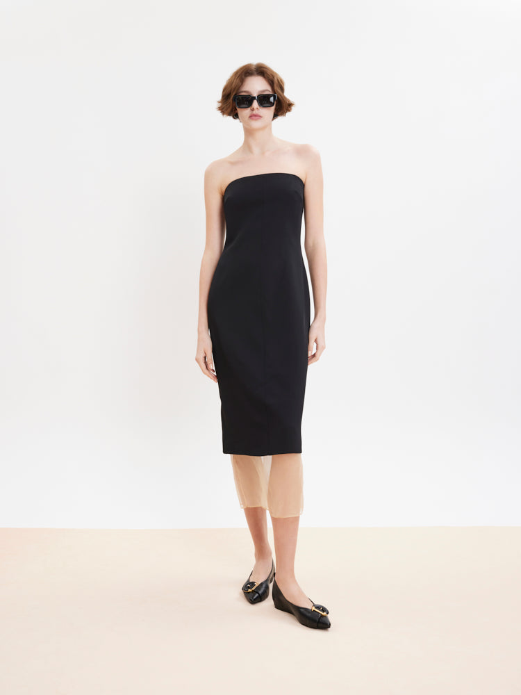 PAZZION, Megan Buckle Pointed Toe Flats, Black