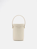 PAZZION, Nicolette Leather Cylinder Bag, Beige