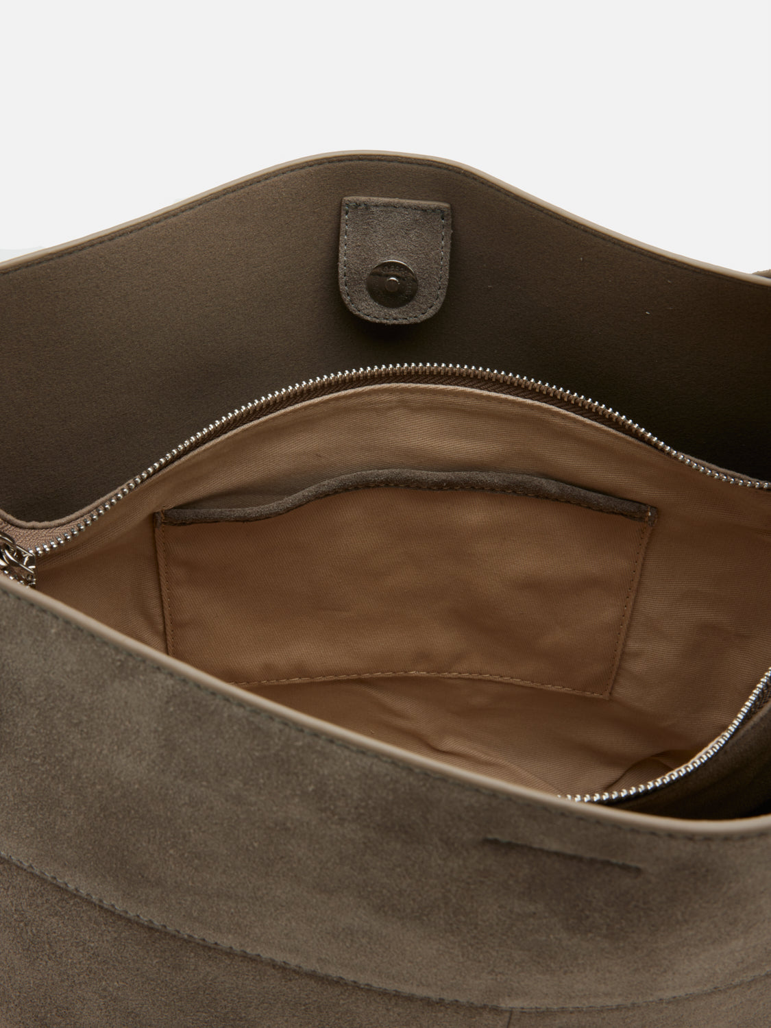 PAZZION, Perylisse Leather Bag, Grey