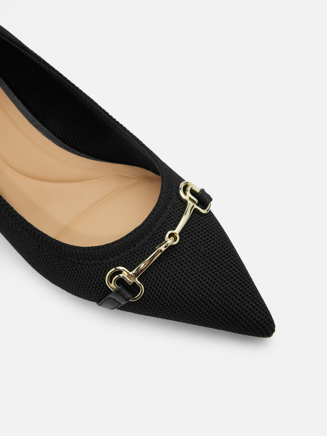 PAZZION, Ravessa Flyknit Pointed Toe Heels, Black