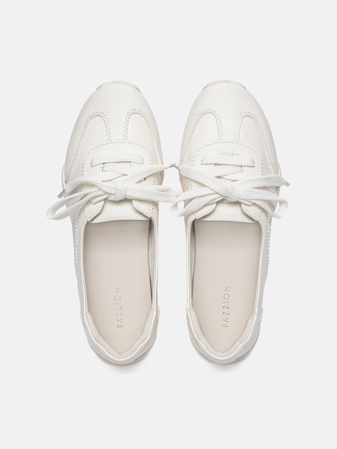 PAZZION, Renee Leather Flats, White