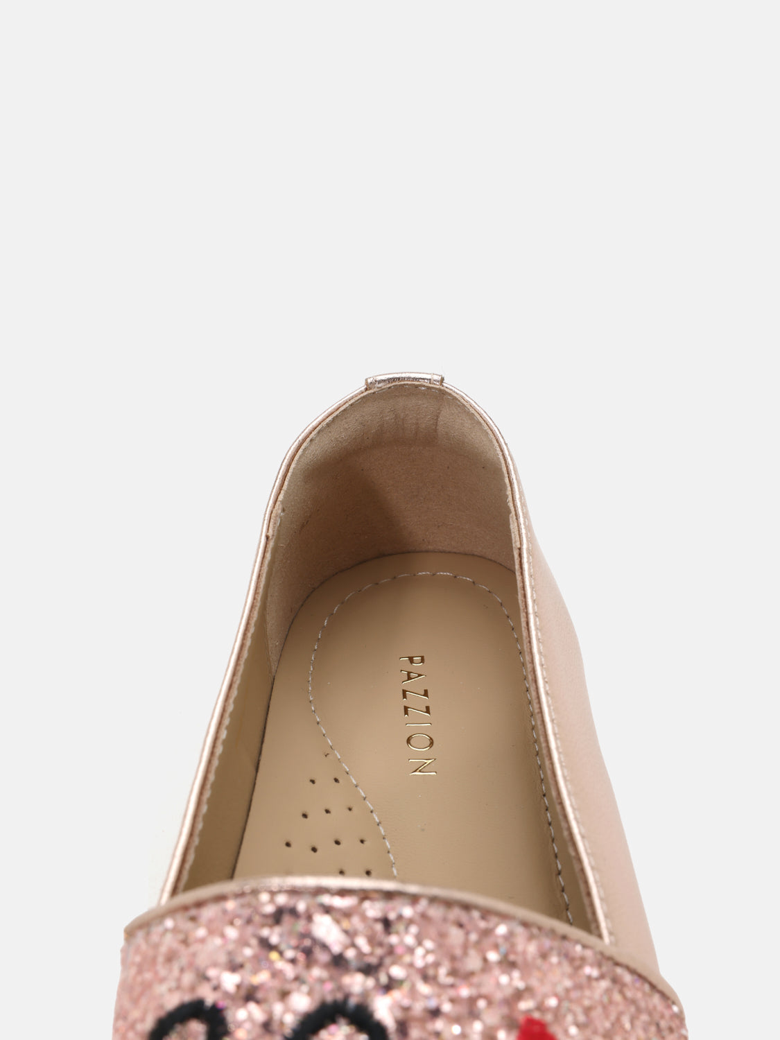 PAZZION, Rivka Glitter Espadrilles, Pink
