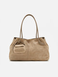 PAZZION, Santina Convertible Tote, Almond