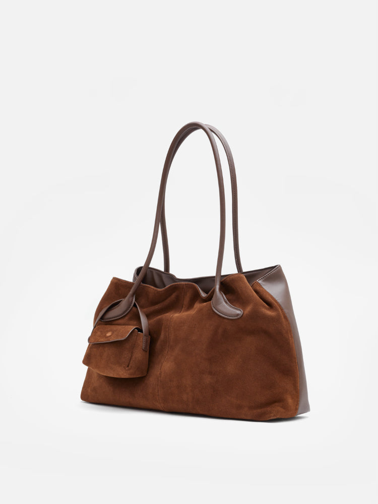 PAZZION, Santina Convertible Tote, Darkbrown