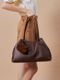 PAZZION, Santina Convertible Tote, Darkbrown