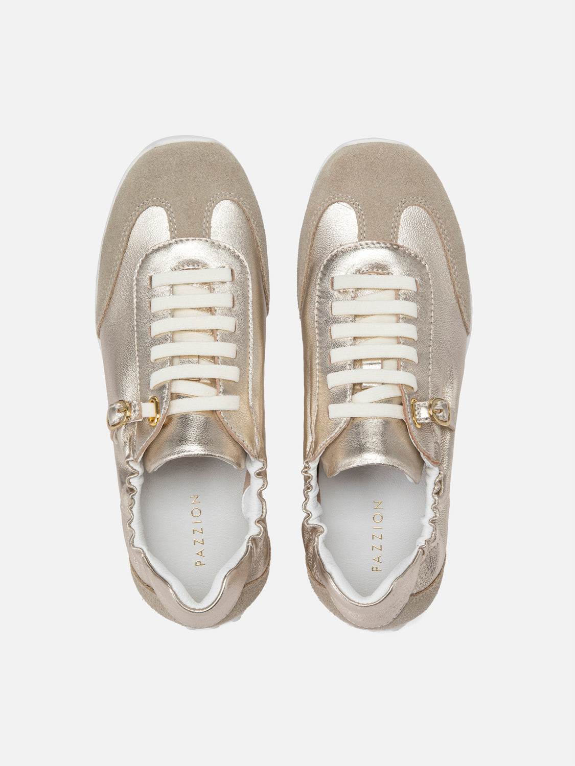 PAZZION, Sasha Sneakers - Gold, Gold