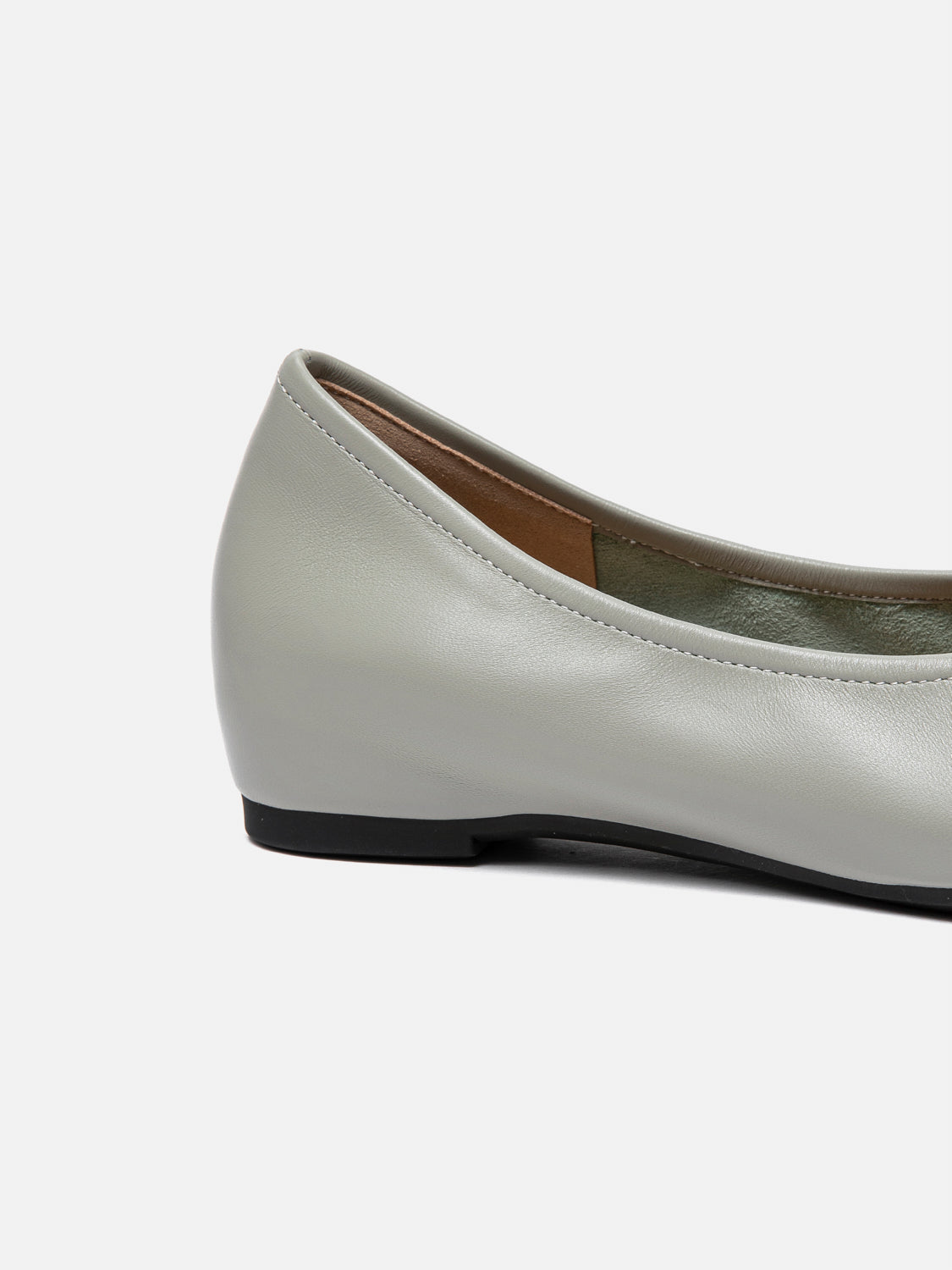 PAZZION, Silmare Crystal Embellished Leather Flats, Green
