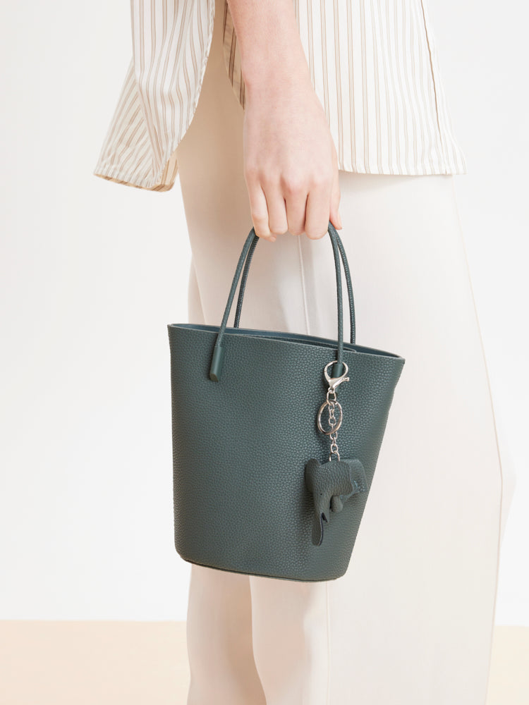 PAZZION, Stormy Garden Bucket Bag, Green