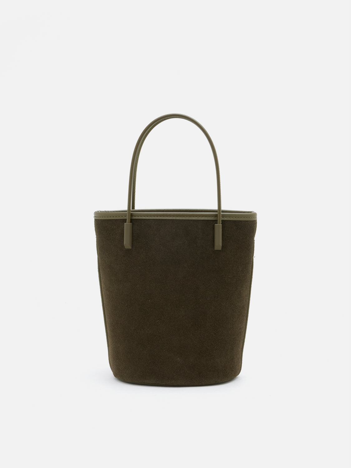 PAZZION, Stormy H Garden Suede Bucket Bag, Green