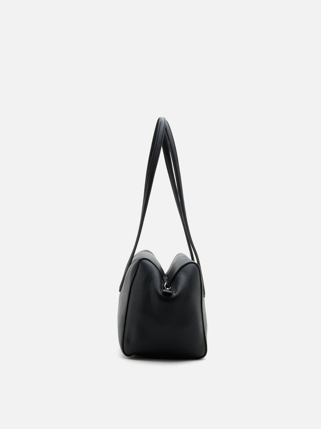PAZZION, Taryn Leather Shoulder Bag - Black, Black