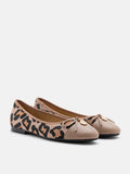Trena Patterned Bow Flats