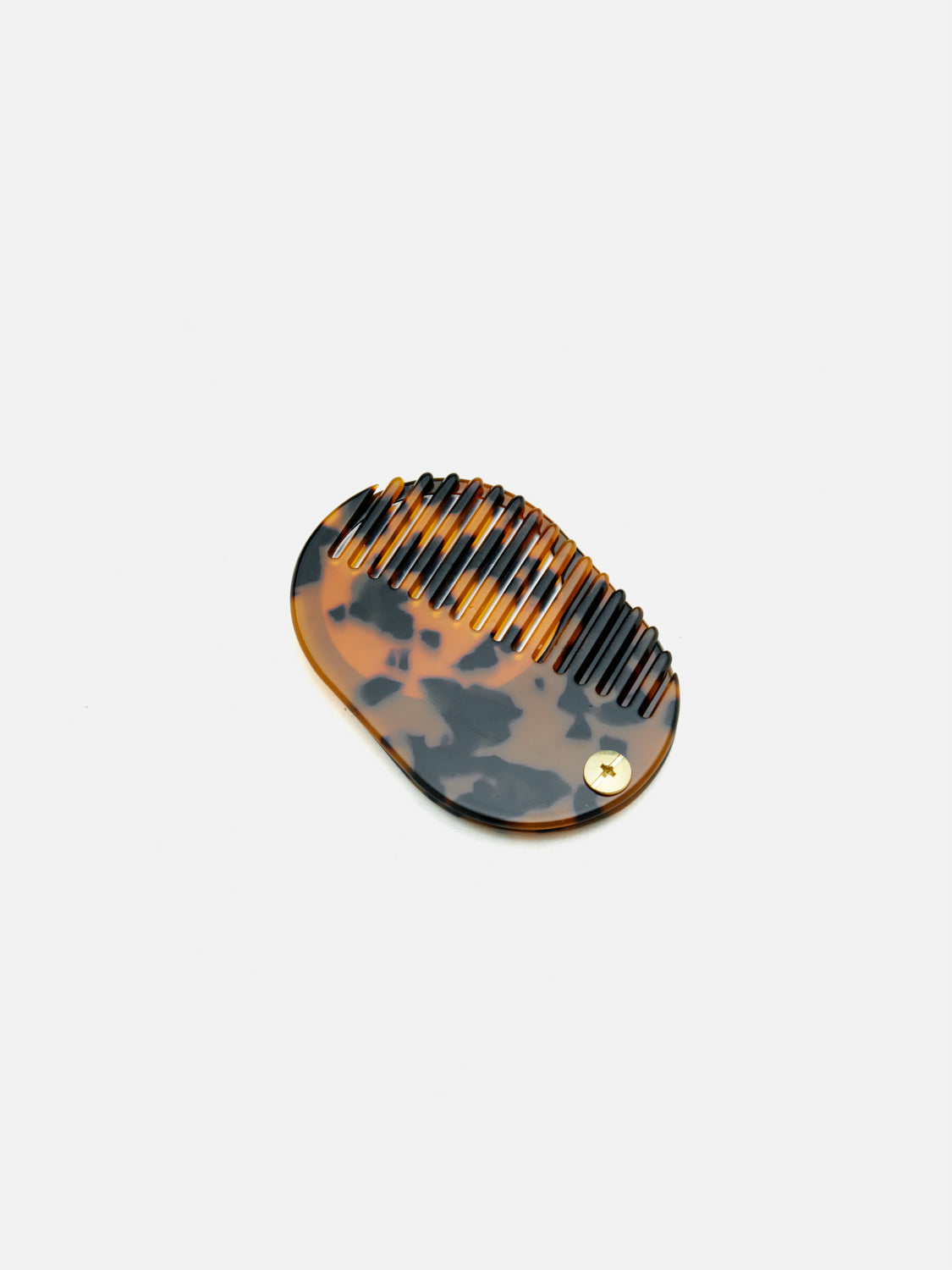 PAZZION, Ulrike Foldable Comb with Mirror - Brown, Brown