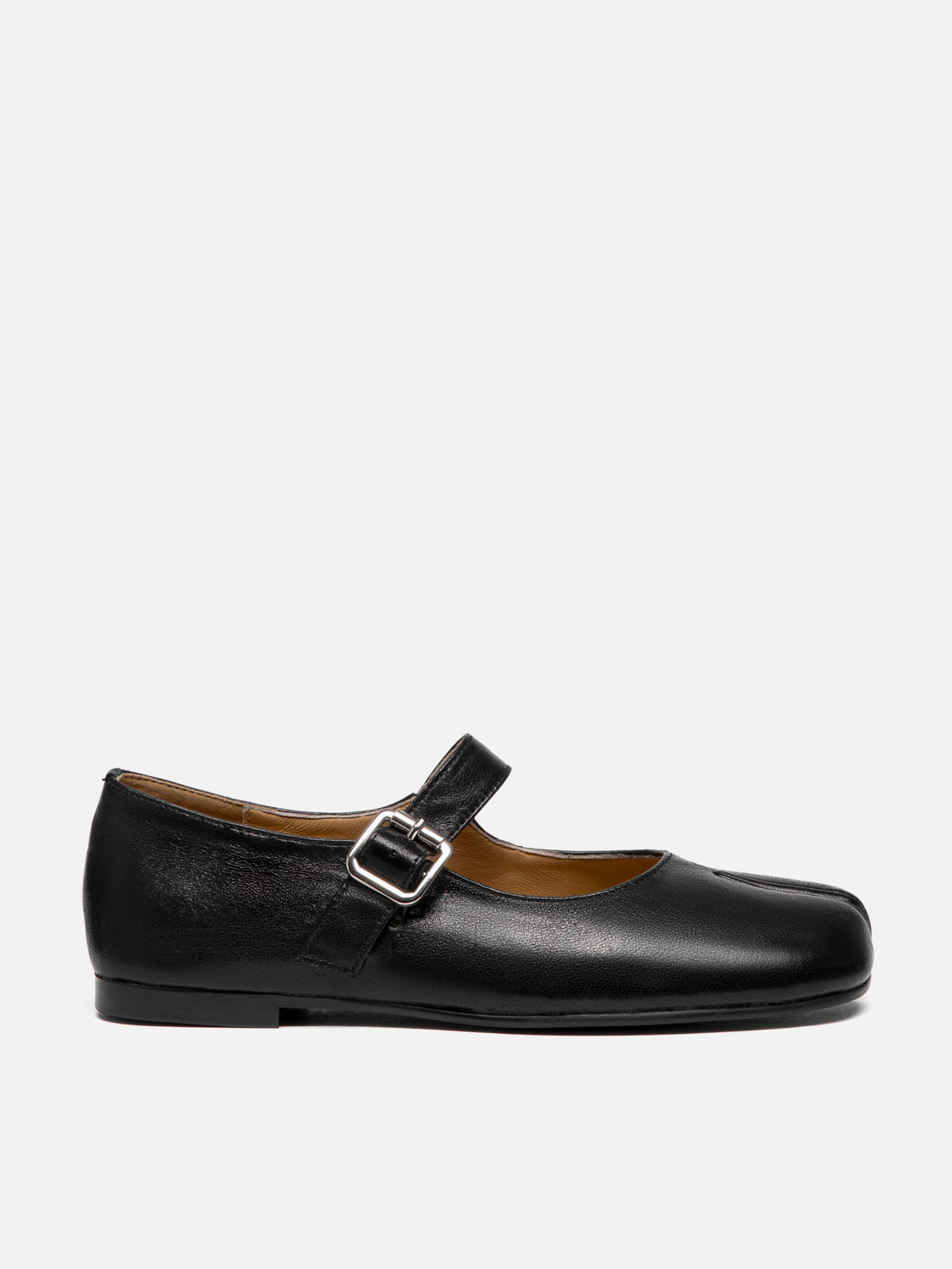 PAZZION, Una Leather Tabi Mary Janes - Black, Black