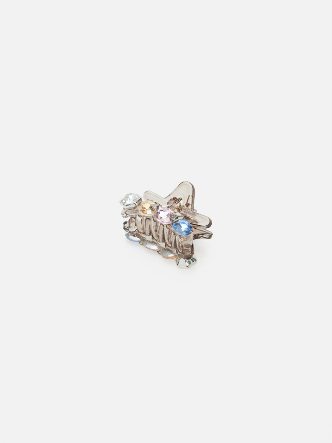 PAZZION, Winter Star Rhinestone Hair Clip, Rainbow
