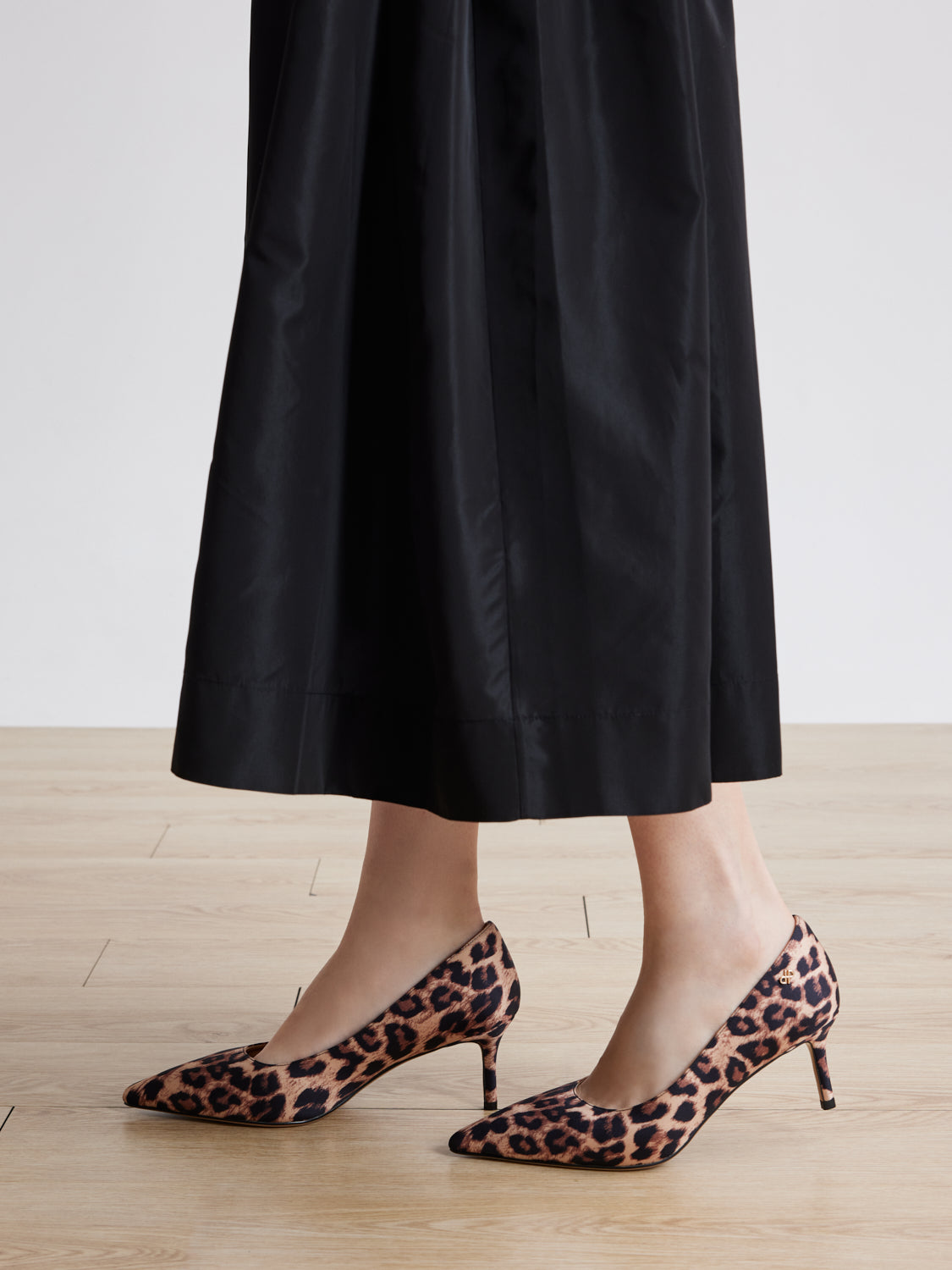 PAZZION, Zira Leopard Print Pointed Toe Heels, Brown