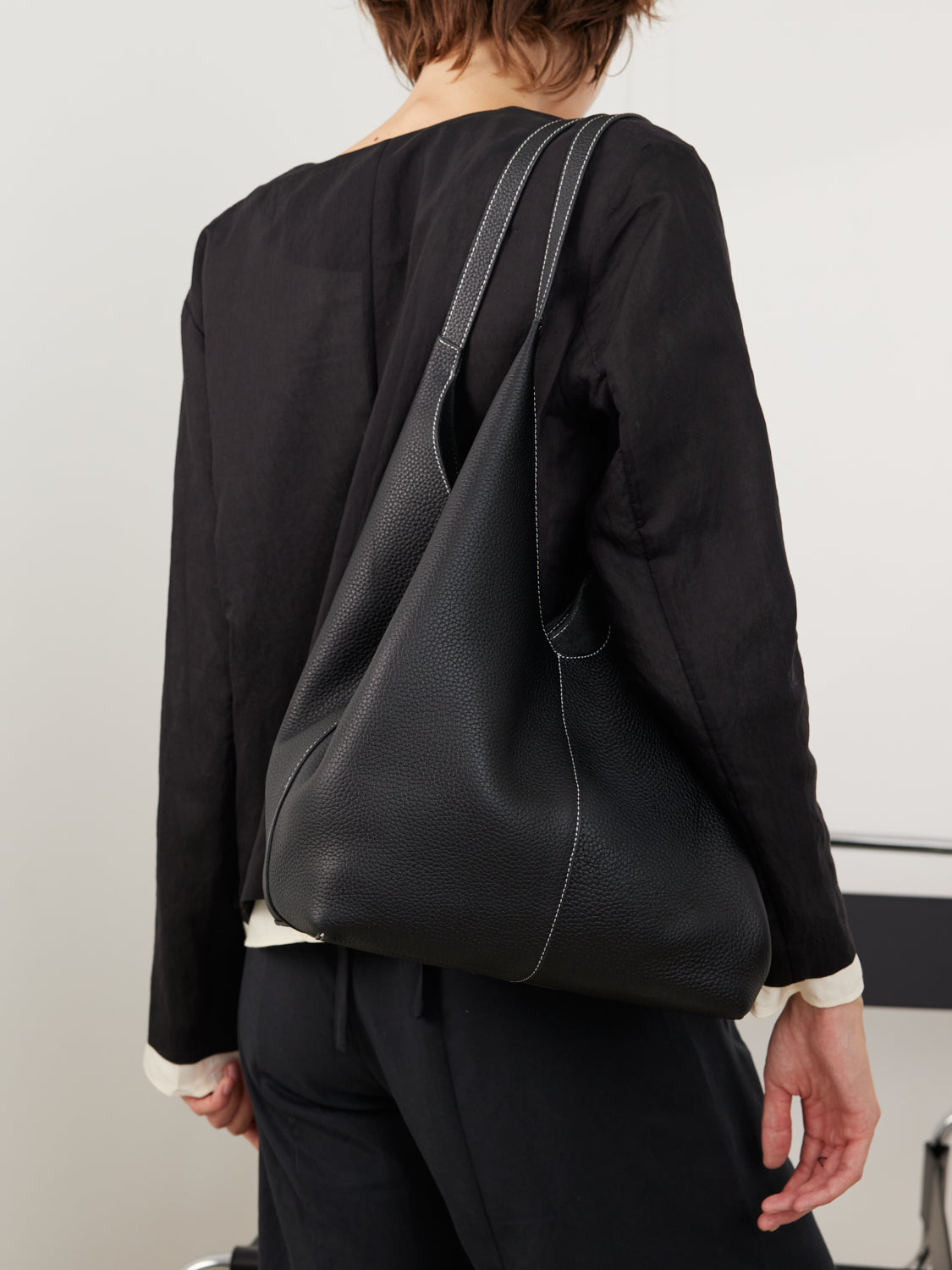 Vittoria Leather Bag - Black