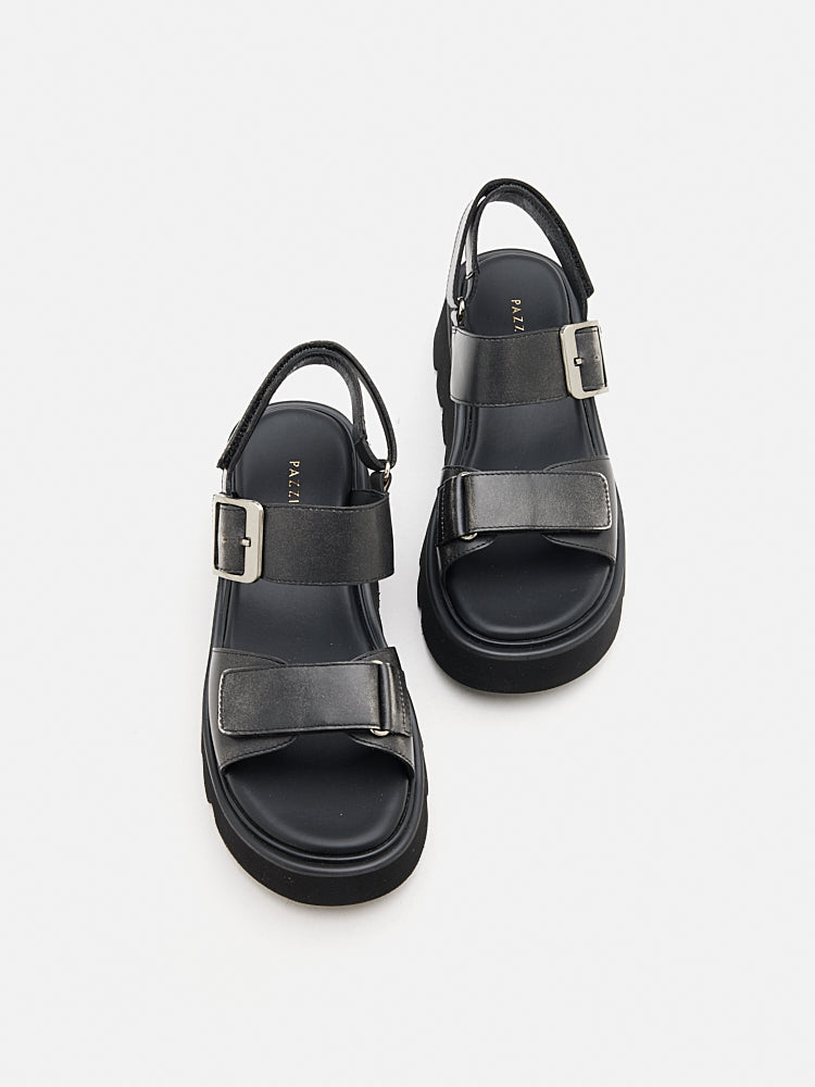 SALE]Addison Buckled Platform Sandals