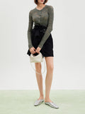 PAZZION, Adamo Woven Square Toe Mules, Silver