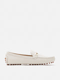 PAZZION, Alara Horsebit Moccasins, Beige