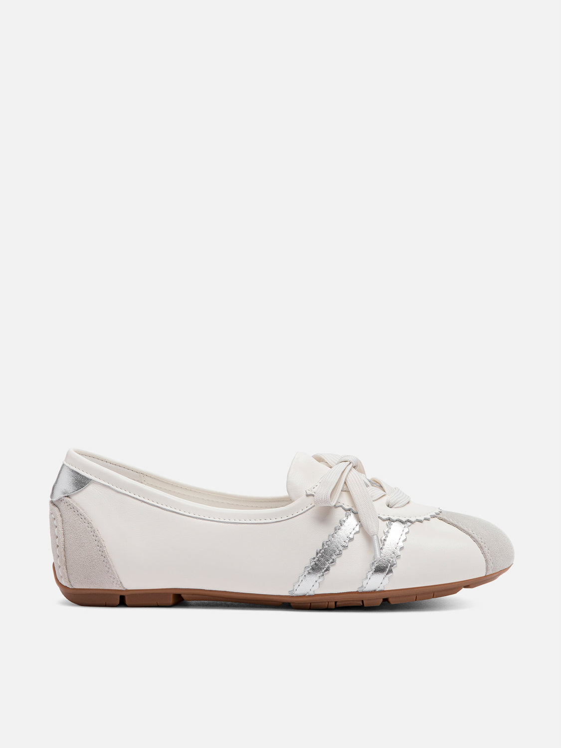 PAZZION, Alice Ballerina Sneakers, Beige
